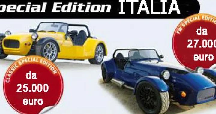 Westfield Superseven: due versioni speciali per il mercato italiano