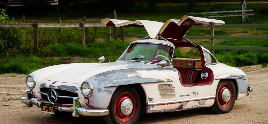 Mercedes 300 SL Gullwing: in vendita un esemplare non restaurato del 1956