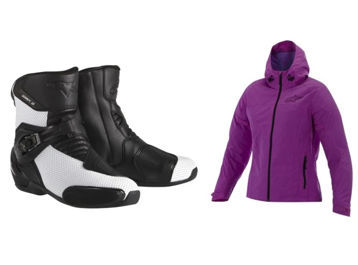 Alpinestars: stivale S-MX3 e Stella Tornado Air Jacket
