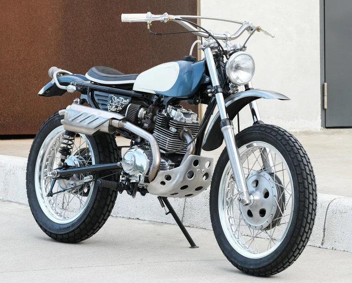 Kymco KTR 150 Custom: scrambler vintage con telaio dirt-track