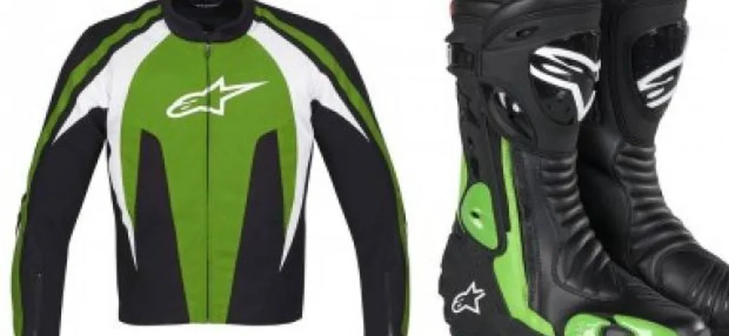 Alpinestars T-Stunt Air Jacket e stivali S-MX R