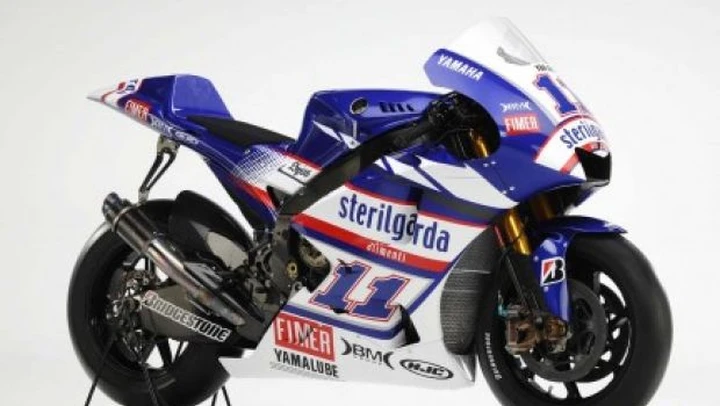 Livrea Yamaha M1 di Ben Spies a Valencia