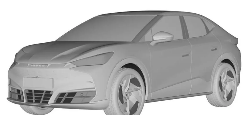 Cupra Tavascan: il design svelato dai rendering di brevetto