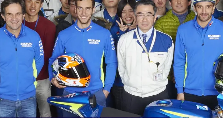 MotoGP: Iannone e Rins visitano la Suzuki