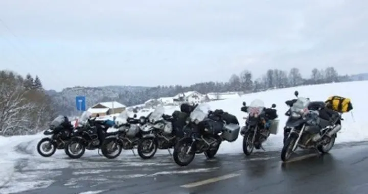 56° edizione dell'Elefantentreffen: il centauro, la sua moto, il freddo inverno bavarese
