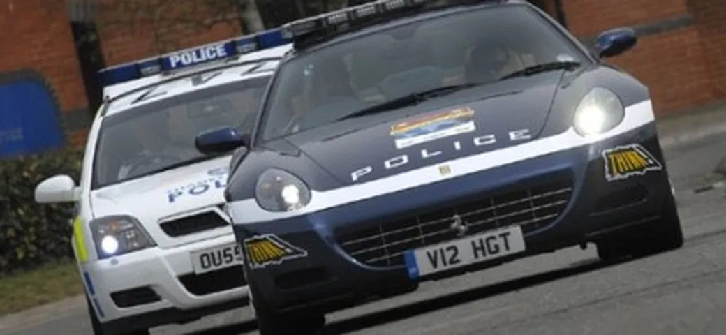 Ferrari Scaglietti per la polizia inglese