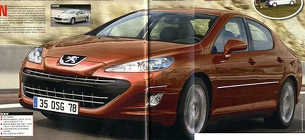 Peugeot 407 facelift 2008: nuove ipotesi di stile