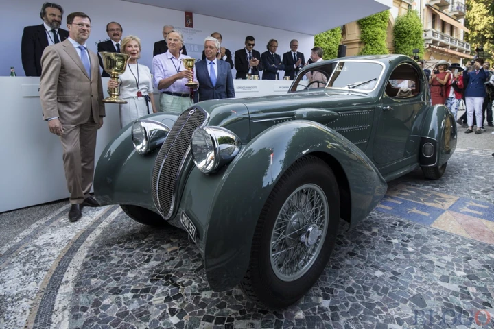 Una Lancia Astura vince la Coppa d'Oro di Villa d'Este