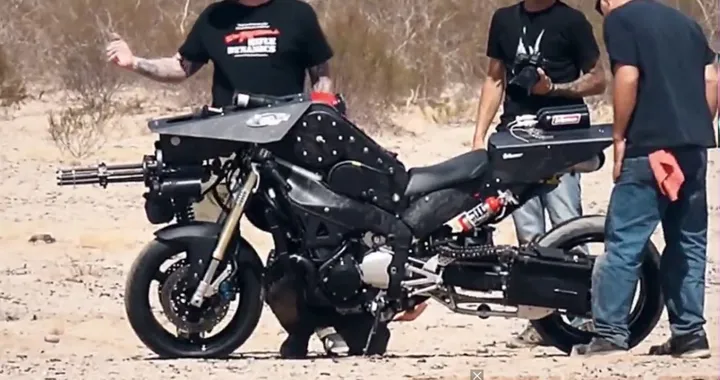 RECOILtv Full Auto Friday: Minigun Motorcycle Part 2