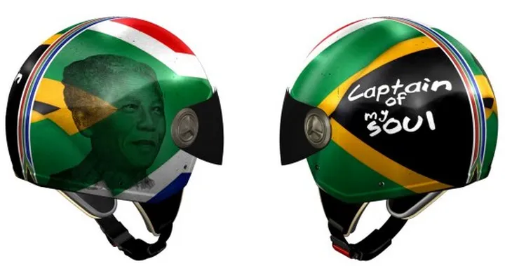 NZI 'Captain of my soul' 3D Vintage II: un casco dedicato a Mandela