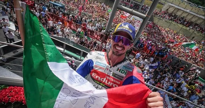 Mugello da sogno per Di Giannantonio: podio tricolore dietro ai Marquez