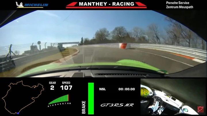Porsche 911 GT3 RS vola al Nurburgring [Video]