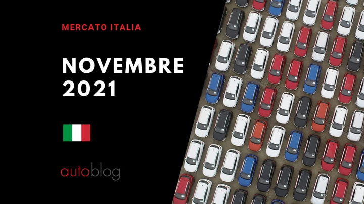 Mercato auto Italia: a novembre -24,6%