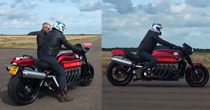 Millyard Viper V10, il nuovo proprietario guida la moto da 500 CV