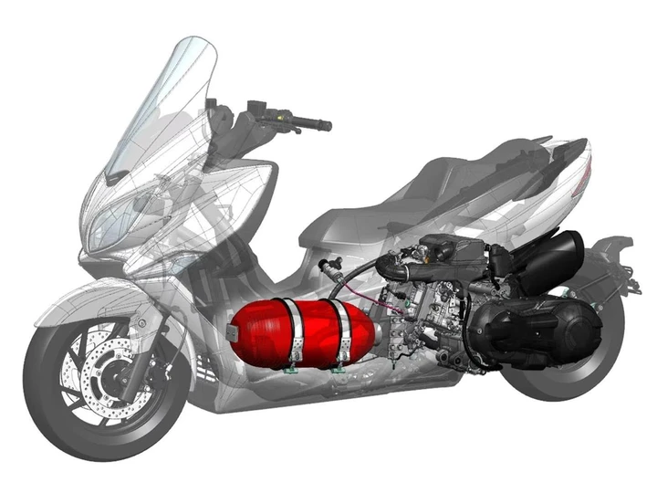 Suzuki Burgman idrogeno prototipo