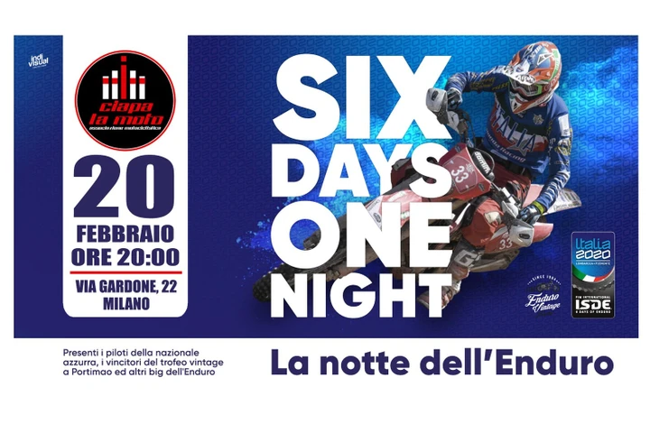 SIX DAYS ONE NIGHT: La notte dell'enduro da Ciapa la Moto