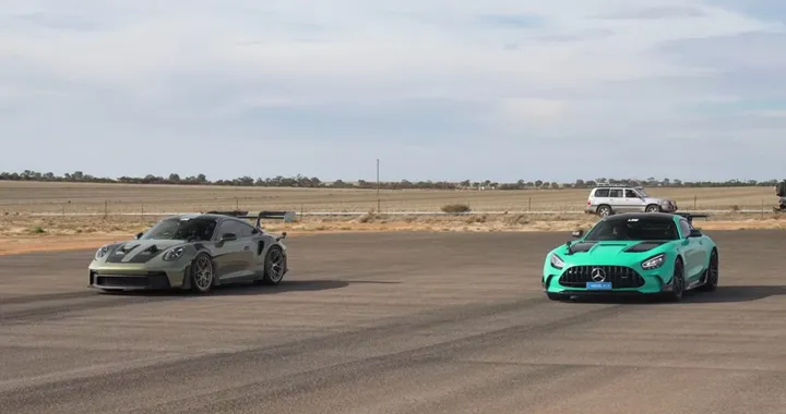 Porsche 911 GT3 RS vs AMG GT Black Series: la sfida sullo 0-100