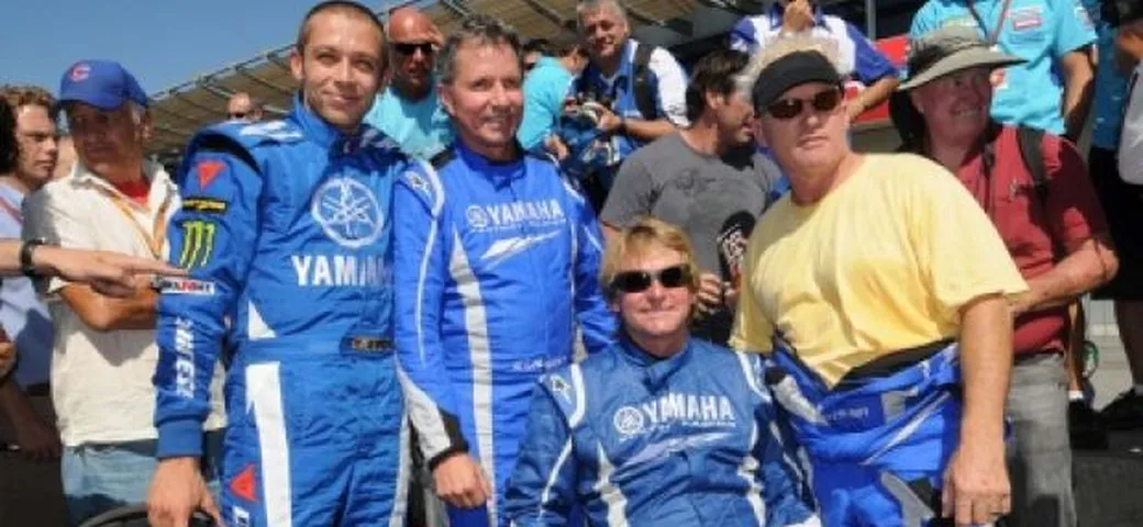 Valentino Rossi vince a Laguna Seca... sui SuperKart!