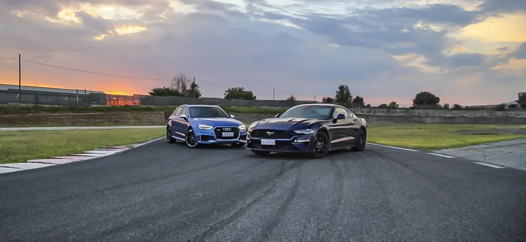 Audi RS 3 vs Ford Mustang Ecoboost: la prova comparativa [Video]