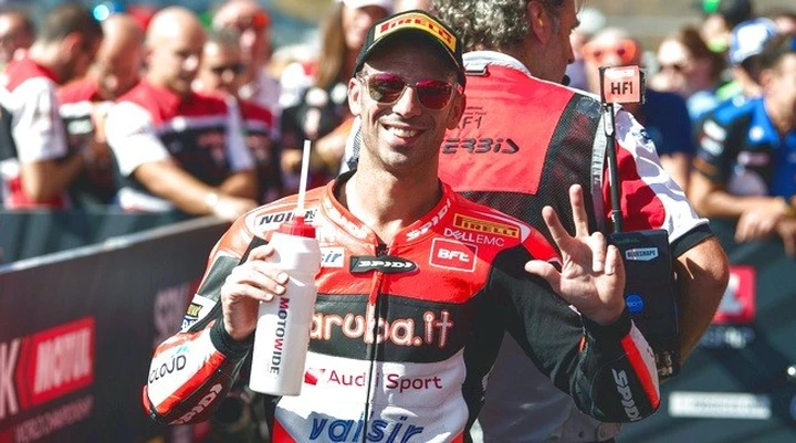 Melandri 3° a Portimao: 