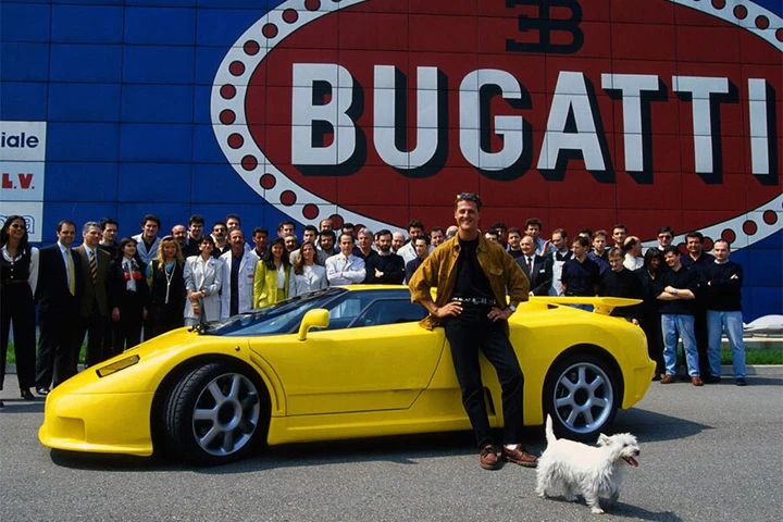 La Bugatti EB110 SS di Michael Schumacher [Video]