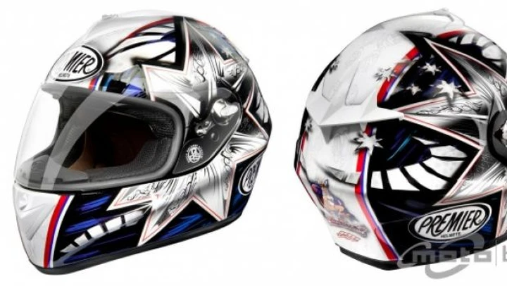 Casco Premier Dragon Titanium Troy Bayliss Replica