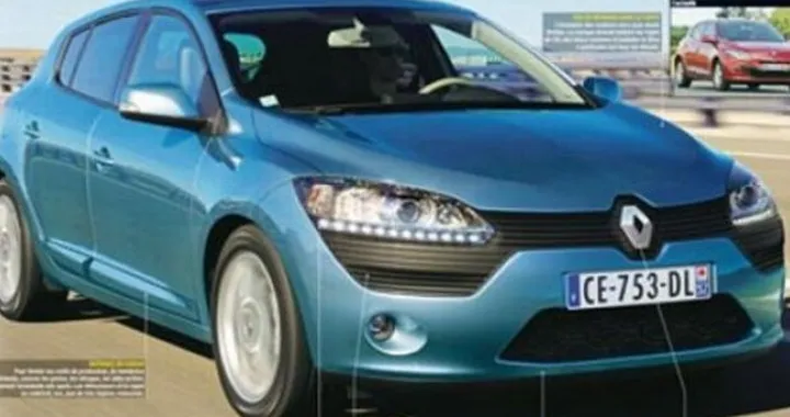 Renault Mégane: prima ricostruzione grafica del restyling
