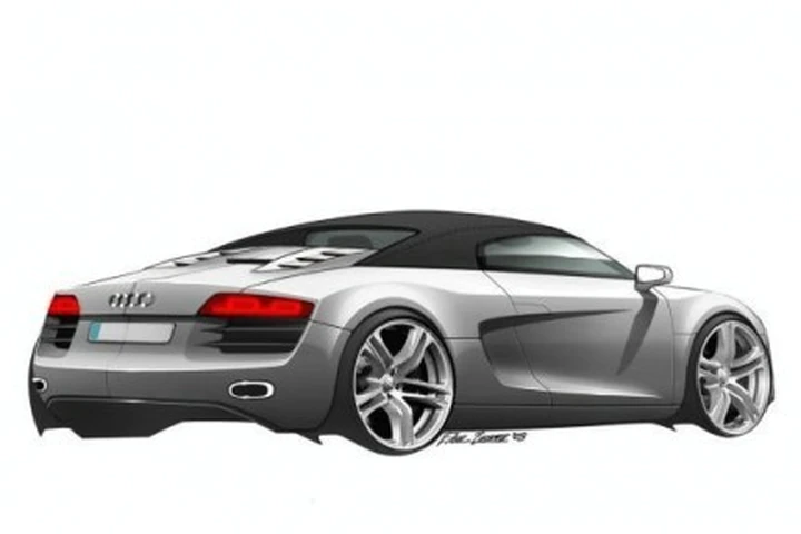 Audi: presentati i bozzetti di R8 spider, A5 Sportback, A7 ed A8