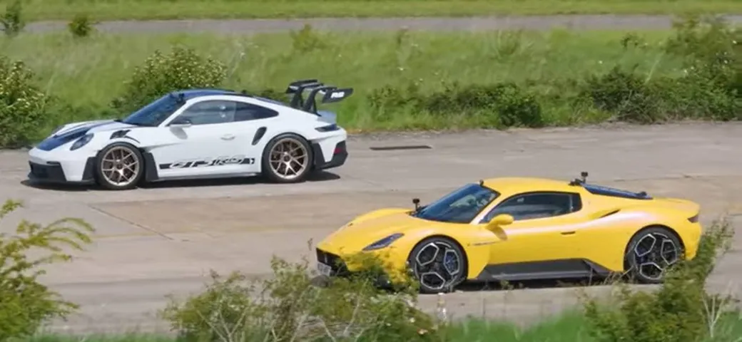 Sfida ad alta velocità: Maserati MC20 contro Porsche 911 GT3 RS
