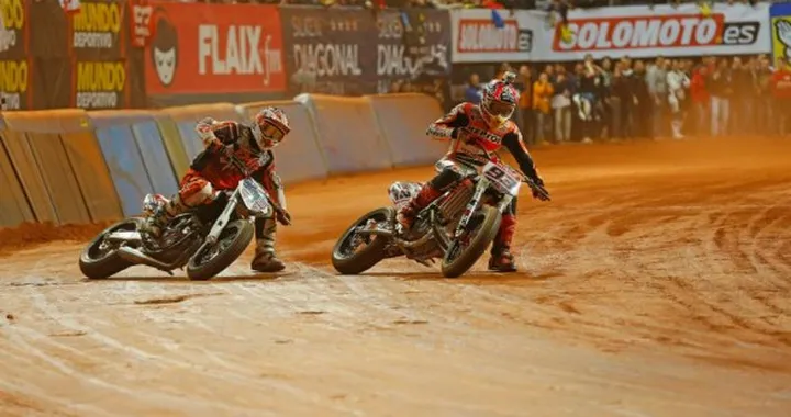 Superprestigio Dirt Track: vince Brad Baker, caduta per Marc Marquez [video]
