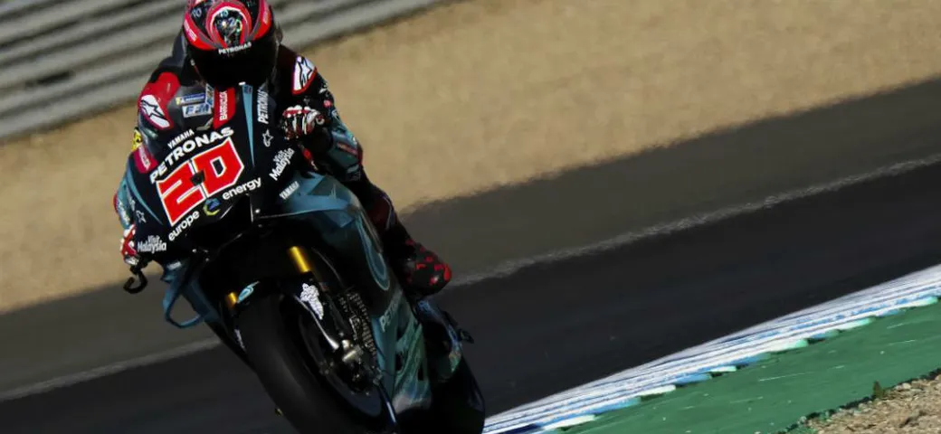 Test Jerez MotoGP: big al lavoro, Quartararo chiude in testa