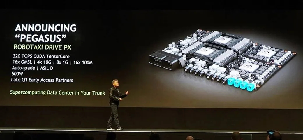 Auto a guida autonoma, Nvidia rilancia con DRIVE PX Pegasus per i robotaxi