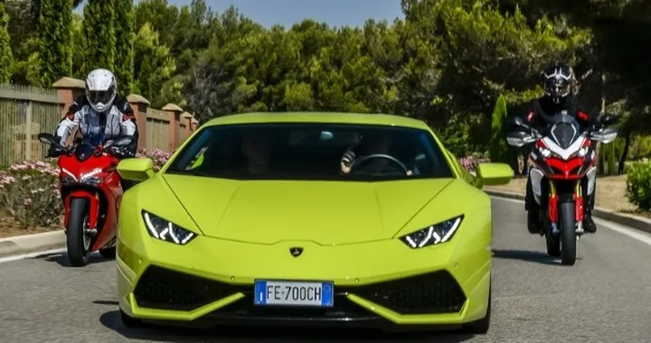 Lamborghini Huracan LP-610: road to Paul Ricard