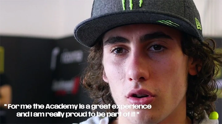 VR46 Riders Academy: Antonelli si allena a Misano [Video]