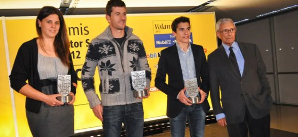 Marc Márquez premiato a Barcellona