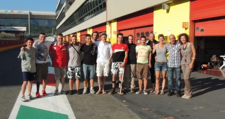 Team Di.Di. al Mugello con Manuel Poggiali