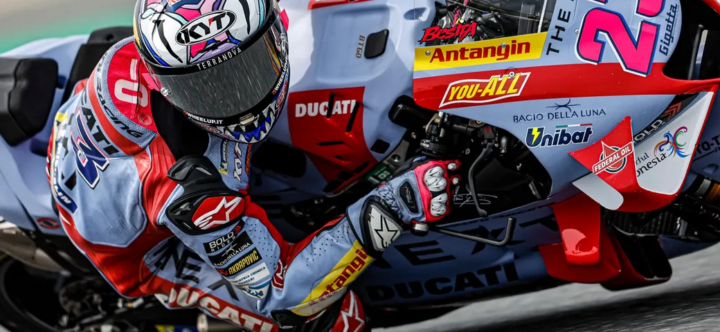 Bastianini in 1a fila a Losail: 