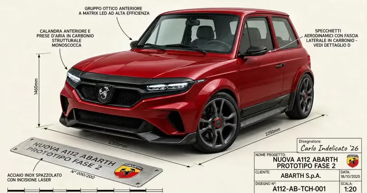 Nuova A112 Abarth, il render riaccende il sogno della "piccola peste"