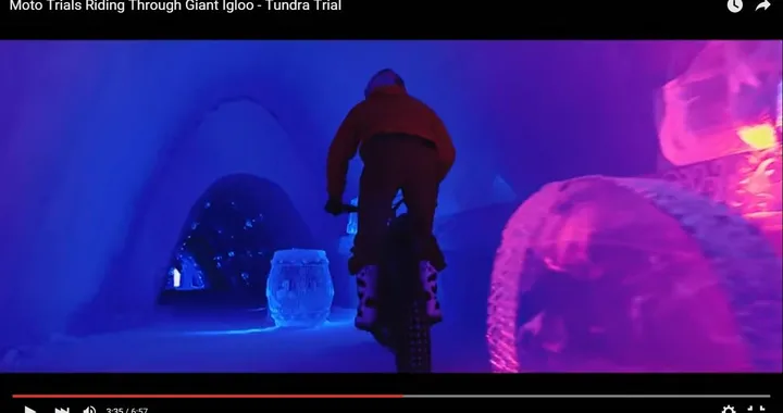 Trial nell'hotel di ghiaccio in Finlandia [Video]