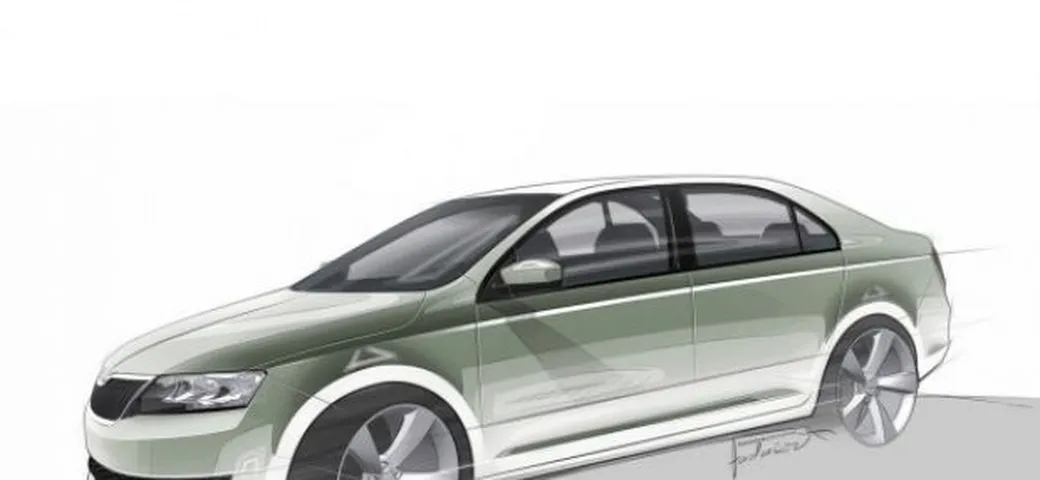Skoda Rapid: nuovi teaser e disegni ufficiali