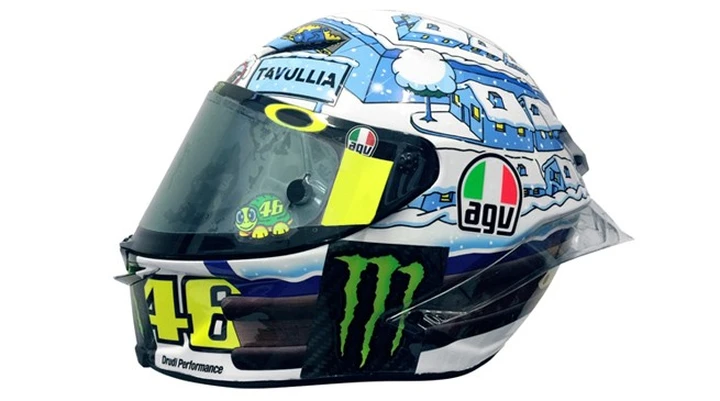 AGV Pista GP R Winter Test Valentino Rossi