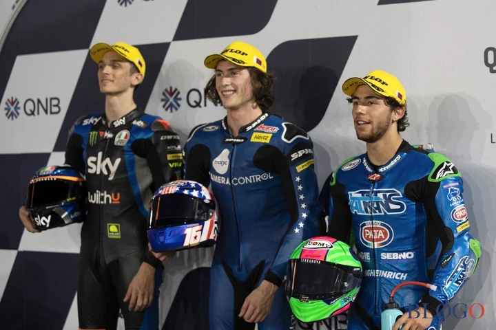 Moto2 Losail, l’americano Joe Roberts firma una pole storica. Marini ex aequo!