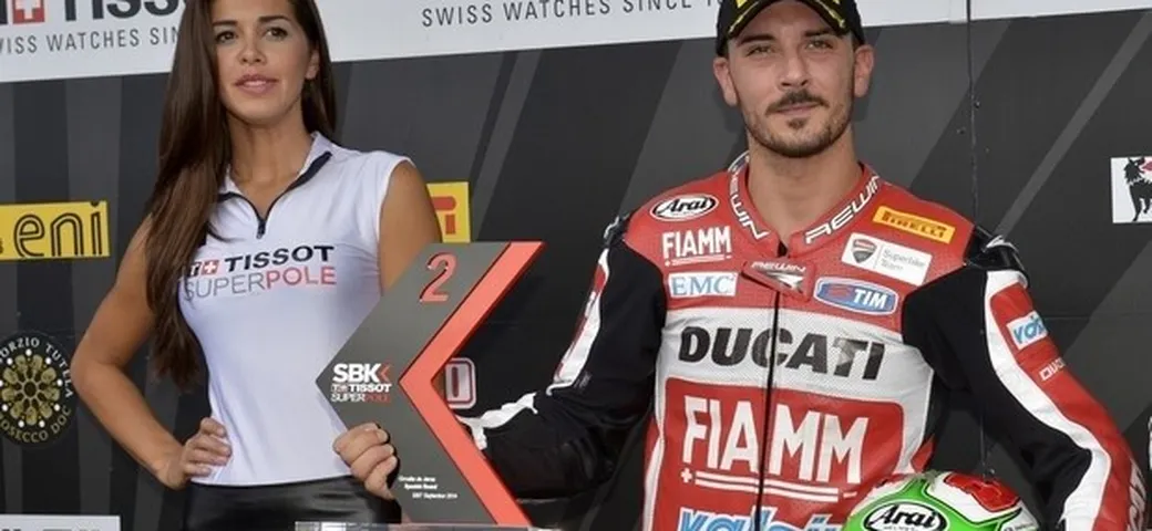 SBK Jerez 2014, Giugliano porta la Ducati in prima fila: 