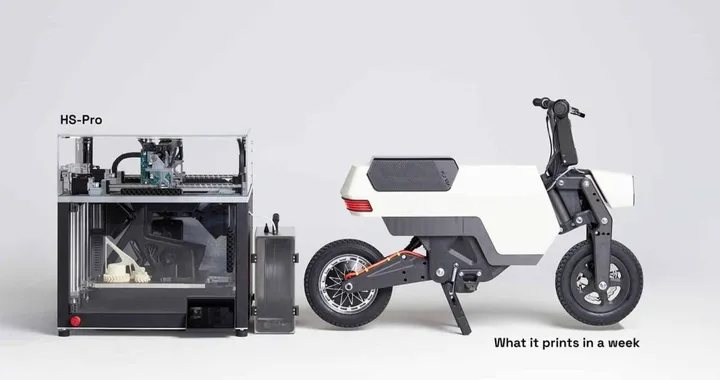 Pantheon Compo: la minimoto stampata in 3D in una settimana