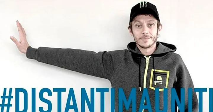 La quarantena di Valentino Rossi, tra sfide online e serie TV