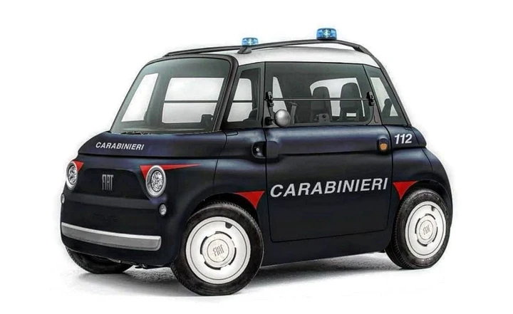 Fiat Topolino, quando il quadriciclo indossa la divisa dell'Arma dei Carabinieri