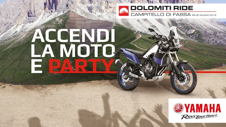 Yamaha presenta Dolomiti Ride 2019