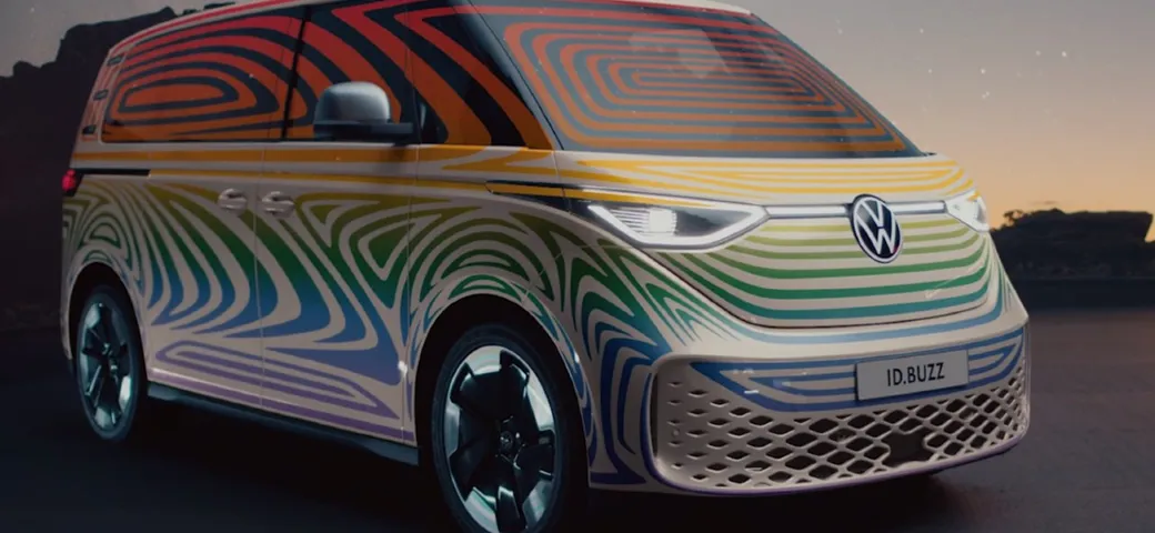 Volkswagen I.D. Buzz: i teaser dell'iconico van elettrico