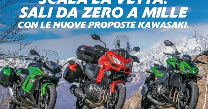 Kawasaki e le sue offerte di finanziamento per le moto 1000