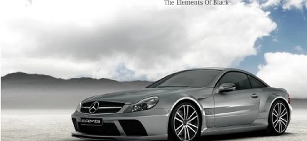 Mercedes SL 65 AMG Black series: microsite